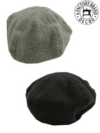 DECHO デコ【SALE】　9-5AD19 SMALL BERETスモールベレー帽　ウール　Gray Charcoal　グレー　チャコール