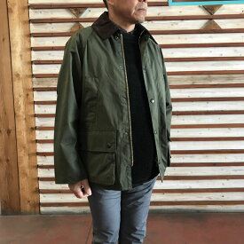 Barbour　バーブァー バブアー国内正規品　 OS BEDALEピーチスキン ノンワックス オーバーサイズ　Green