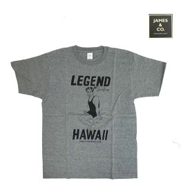 STUDIO ORIBE　DELICIOUS デリシャス【SALE】 天竺Legendプリント半袖Tシャツ グレー　GRAY