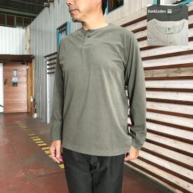 ジャックマン Jackman JM5318 Henleyneck Long Sleeved T-Shirt ヘンリーネックロングTシャツ　Kinari　DarkLoden