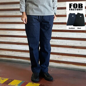 FOB FACTORY@FOBt@Ng[Chfj @Denim Track Pants fjgbNpc@X[GCgfj @EIbV@ F0508