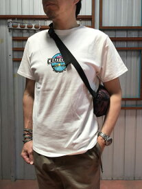 CRAZY CREEK クレイジークリーク 【SALE】メンズ ホワイトロゴ EMB Tシャツ　刺繍ロゴ