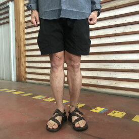 FOB FACTORY エフオービー 【SALE】 F4165 CAMP SHORTSキャンプショーツ　Black ブラック　日本製　動画あり