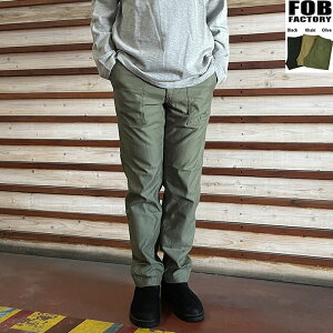 FOB FACTORY�G�t�I�[�r�[�t�@�N�g���[�x�C�J�[�p���c�@BAKER PANTS�@�t�@�e�B�[�O�p���c �I���[�u�@�e�[�p�[�h�V���G�b�g �q�~�����@F0431