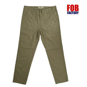 FOB FACTORY@FOBt@Ng[@BAKER PANTSxCJ[pc@Khaki@J[L@e[p[hpc@[Npc@F0431