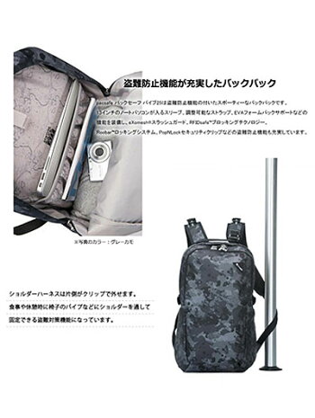 パックセーフpacsafePACSAFEバイブ25デイパック