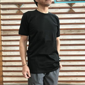 gicipi ジチピ　半袖Tシャツ　261GC ANNONE アンノーネ　 ジャージー素材　クルーネックTシャツ　Nero ブラック