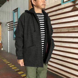 Jackman　ジャックマン メルトンアワードジャケット【SALE】JM8380 Melton Award Jacket Black Mix 　ブラックミックス