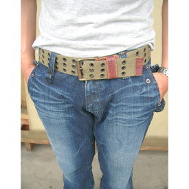 BRAVE MACHADO Military type Belt ベルト　Canada