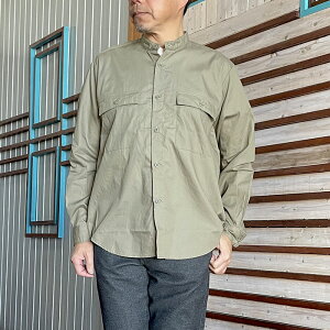 MANUAL ALPHABET �}�j���A���A���t�@�x�b�g�ySALE�zG/C BROAD MILITARY LOOSE FIT B/C SHT MA-S-716�~���^���[ ���[�Y�t�B�b�g �o���h�J���[�V���c Khaki