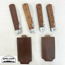 gaku style ガクスタイル　バーベキューシェフ革ケース付き 　オリジナル折りたたみ包丁 専用国内製専用革ケース付き　Santoku Petty Green Bread Knife　動画あり