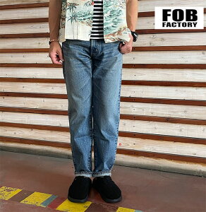 FOB FACTORY �G�t�I�[�r�[�ySALE�z�@66�f�j���@F160 SELEVEDGE 66 DENIM 5P Made in Japan SB�@�q�~�@�����f�j��
