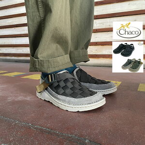 Chaco �`���R �ySALE�z�L���j�I���E�[�u���N���b�O CANYON WOVEN CLOG �����₷���N���b�O Beluga TripleBlack�@JCH110049Z