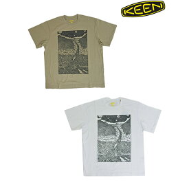 KEEN キーン【SALE】ハーベスト テックティー リバー 自然由来のリサイクル素材 White Safari　ホワイト　サファリ