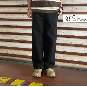 orslow �I�A�X���E 01-5103-61 HERINGBONE SUMMER FATIGUE PANTS �w�����{�[���T�}�[�t�@�e�B�[�O�p���c Black ���{��