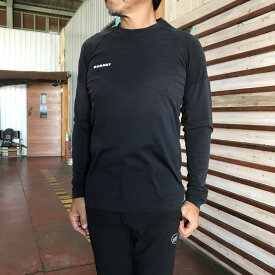 MAMMUT マムート【SALE】国内正規品 1016-01070 Trift Longsleeve Men 体温調節ロングスリーブインナーBlack