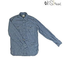 orSlow オアスロウ 01-8070-84 Work Shirts Chambray　シャンブレーワークシャツ　Blue