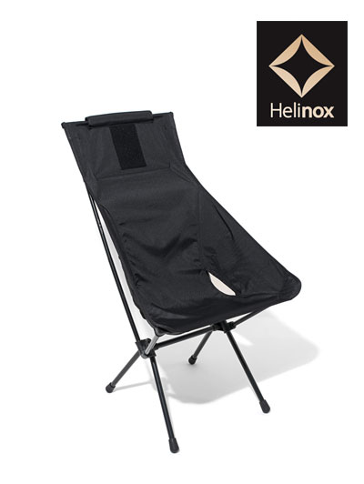 在庫処分 HELINOX 価格交渉OK送料無料 ヘリノックス コンパクト収納 最新リラックスチェアー ハイバックで最高な座り心地 持ち運びに便利 コンパクトに収納 タクティカル ブラック サンセットチェア 送料無料 ハイバック仕様