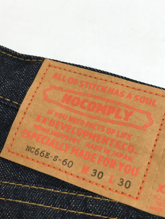 楽天市場】ダブルエックスデペロップメント NO COMPLY JEANS ノー 