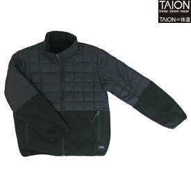 TAION 体温 【SALE】102WZFDMT MOUNTAIN LINE マウンテン ハイネック ダウンフリース ジャケット UNISEX BlackBlack