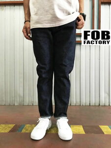 FOB FACTORY@FOBt@Ng[@F1148 DENIM NARROW 5Pe[p[hfj@i[5P fjpc@One WashEIbV
