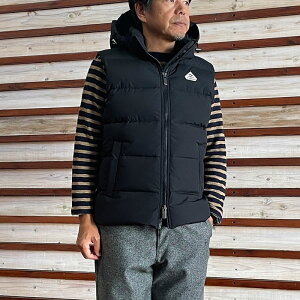 �ySALE�z �s���l�b�N�X PYRENEX �_�E���x�X�g�@�X�v�[�g�j�b�N�X�~�j2�@SPOUTNIC MINI VEST HMW013 �u���b�N�������K�i