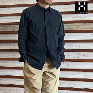HAGLOFS Haglofs �z�O���t�X �T�� �V���c2 Salo Shirt2 �X�g���b�`����y�ʃV���c �������K�i TrueBlack 608155