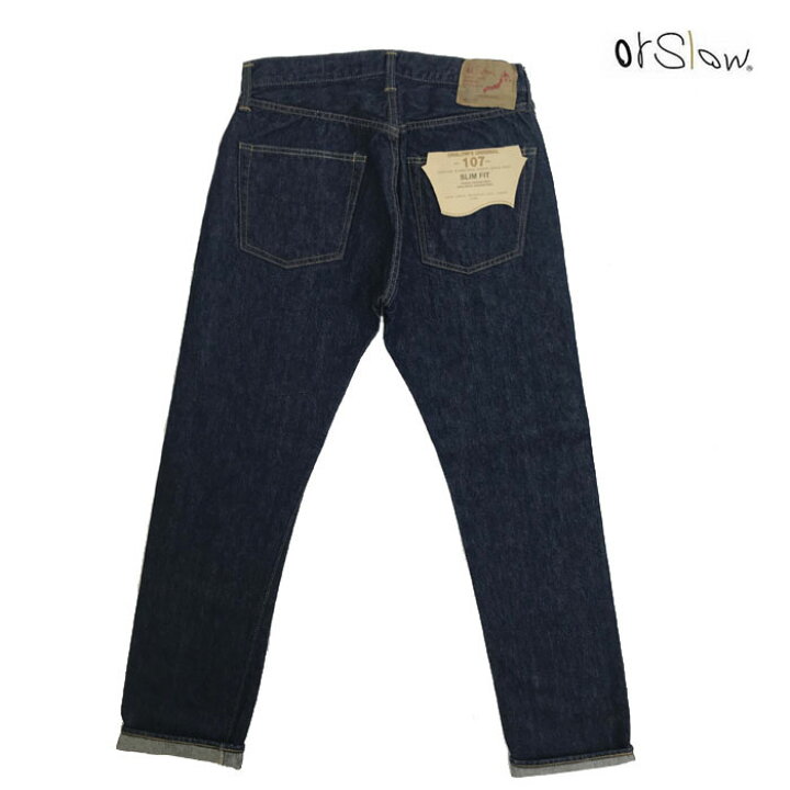 楽天市場】オアスロウ107デニムパンツ orSlow 107 IVY FIT SELVEDGE 