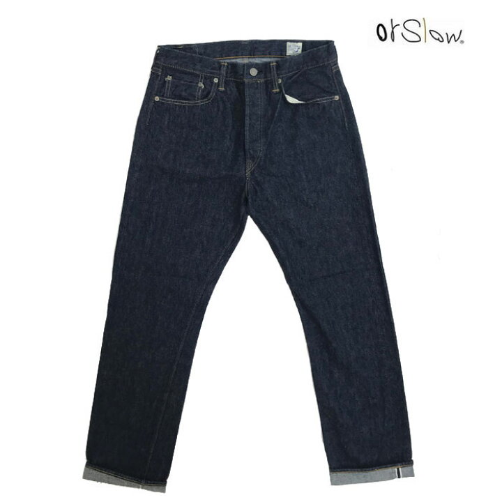 楽天市場】オアスロウ orSlow 01-1050-81 STANDARD SELVEDGE DENIM 