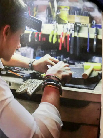 SCOSHAスコーシャSB-4BraceletハンドメイドブレスレットワックスナイロンUSA製アメリカ製ユニセックス
