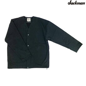 Jackman ジャックマンJM8238 Grace Owners Cardigan グレースカーディガン 日本製 Black