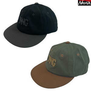 NANGA �i���K �R�b�g���c�C�� �o�C�J���[ �L���b�vCOTTON TWILL BI-COLOR CAP �x�[�X�{�[���L���b�v Green N2600-3A065A