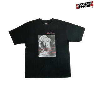 SCREEN STARS �X�N���[���X�^�[�Y�}�������������[����T�V���c Marilyn Monroe Print Tee �@����T�V���c Black White 2622-SSBT-MM3