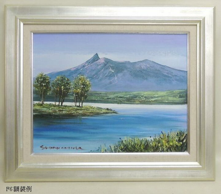 楽天市場】7711 ゴールド/シルバー P/M6号 ガラス付き 油彩額縁 油絵 