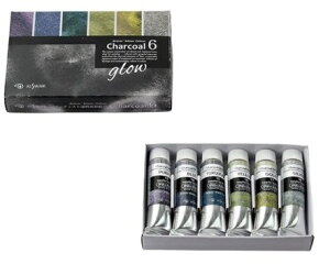 �`���R�[���O���E�@6�F�Z�b�g 4�� 10mL �y �Ɍ� ?�N�T�J�x�zCharcoal water colour series set�@�l�R�|�X