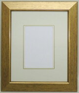 108 ゴールド　インチ 255×203mm はがき額 豪華　デッサン額縁 水彩額 水彩額縁 フレーム ガラス　アウ…