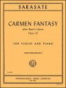 楽譜　サラサーテ／カルメン幻想曲 Op. 25(2624／ヴァイオリンとピアノ／輸入楽譜（T）)