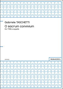 y@Gabriele TASCHETTI^O sacrum convivium for TTBB a cappella(PMCPS200^MT1060^ҐFTTBB^tFAJy^`㋉)