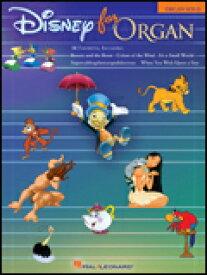 楽譜　オルガンのためのディズニー名曲集 00199018／オルガン・ソロ／輸入楽譜（T）