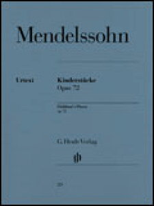 楽譜 【訳あり品】メンデルスゾーン/6つの子供の小品 Op.72(HN 221)
