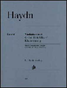 楽譜 【訳あり品】ハイドン/ヴァイオリン協奏曲 第4番 ト長調 Hob. VIIa/4(HN 448)