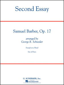 楽譜 バーバー/エッセイ第2番 作品17(【826528】/50483722/輸入吹奏楽譜(T)/T:11:00/G5)
