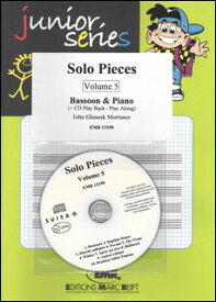 楽譜　ファゴットのためのソロ曲集 第5巻（伴奏CD付）(EMR13190／ファゴット・ソロと ピアノ／輸入楽譜（T）)