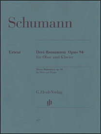 楽譜　シューマン／3つのロマンス Op.94(51480427／オーボエとピアノ／輸入楽譜（T）)