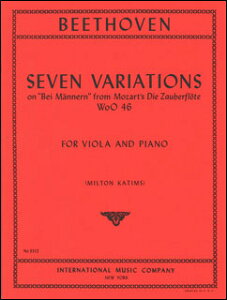 �y���@�x�[�g�[���F���^���[�c�@���g�́u���J�v�́u����m��j�����́v�̎��ɂ��7�̕ϑt�� �σz���� WoO.46(INT3312�^���B�I���ƃs�A�m�^�A���y���iT�j)