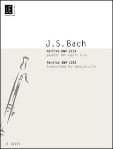 �y���@J.S. �o�b�n�^�p���e�B�[�^ BWV 1013 �yBassoon Solo�z(�y1062289�z�^UE 18135�^�t�@�S�b�g�E�\�� (�����t)�^�A���y���iT�j)
