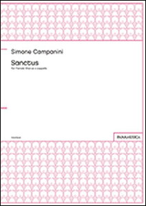 �y�� Simone CAMPANINI/Sanctus for Female Chorus a cappella(PMCPS129/FC0050A/�Ґ�:SSAA/���t:�A�J�y��)