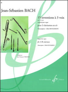 �y���@J.S. �o�b�n�^3���̃C�����F���V���� BWV 787-801�i�N�����l�b�g3�d�t�iBb �N�����l�b�gx3 ���� Bb �N�����l�b�gx2���o�X�N�����l�b�g)�^�A���y���iT�j)