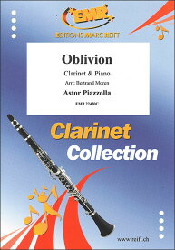 楽譜　ピアソラ／オブリヴィオン(忘却) 【Clarinet＆Piano】(【2151858】／EMR22450C／クラリネット＆ピアノ／輸入楽譜（T）)