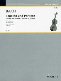 楽譜 バッハ, J. S./無伴奏バイオリンのためのソナタとパルティータ BWV 1001-1006(シェリング編)(GYS00072683/ED6850/バイオリン/輸入楽譜(Y))